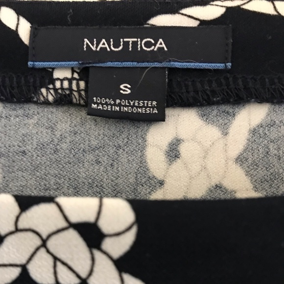 Nautica | Nautical Black and Red Shift Mini Dress - Picture 4 of 4